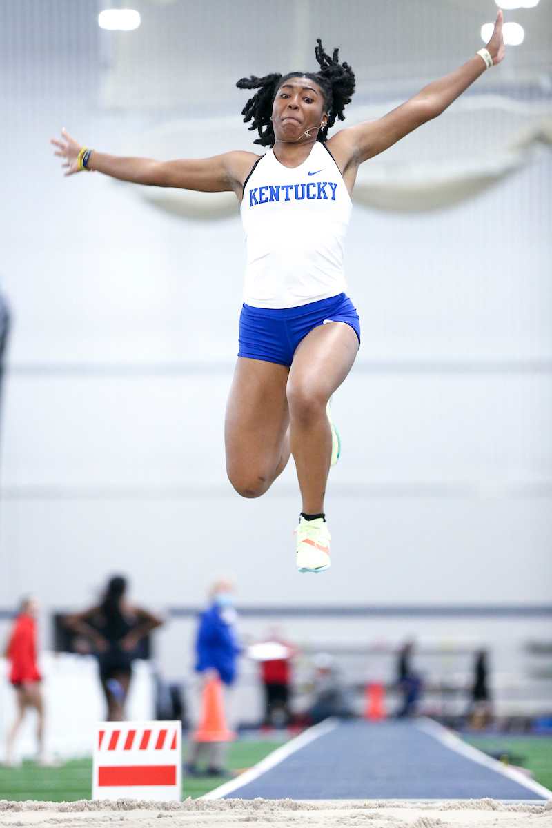 Annika Williams.

Jim Green Track Invitational.

Photo by Grace Bradley | UK Athletics