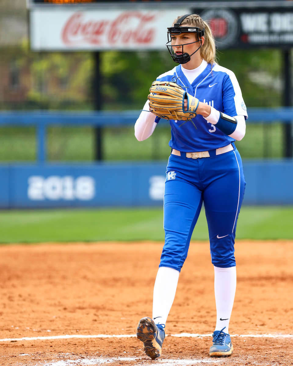 Grace Baalman. 

Kentucky loses to LSU 10-7. 

Photo by Eddie Justice | UK Athletics