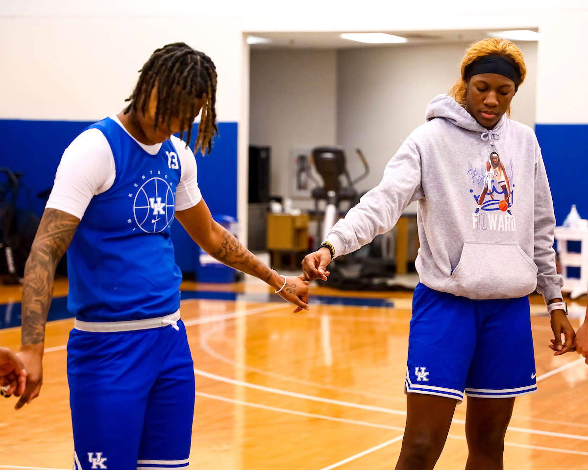 Rhyne Howard. Jazmine Massengill.

Kentucky Women’s Basketball Practice. 

Photo by Eddie Justice | UK Athletics