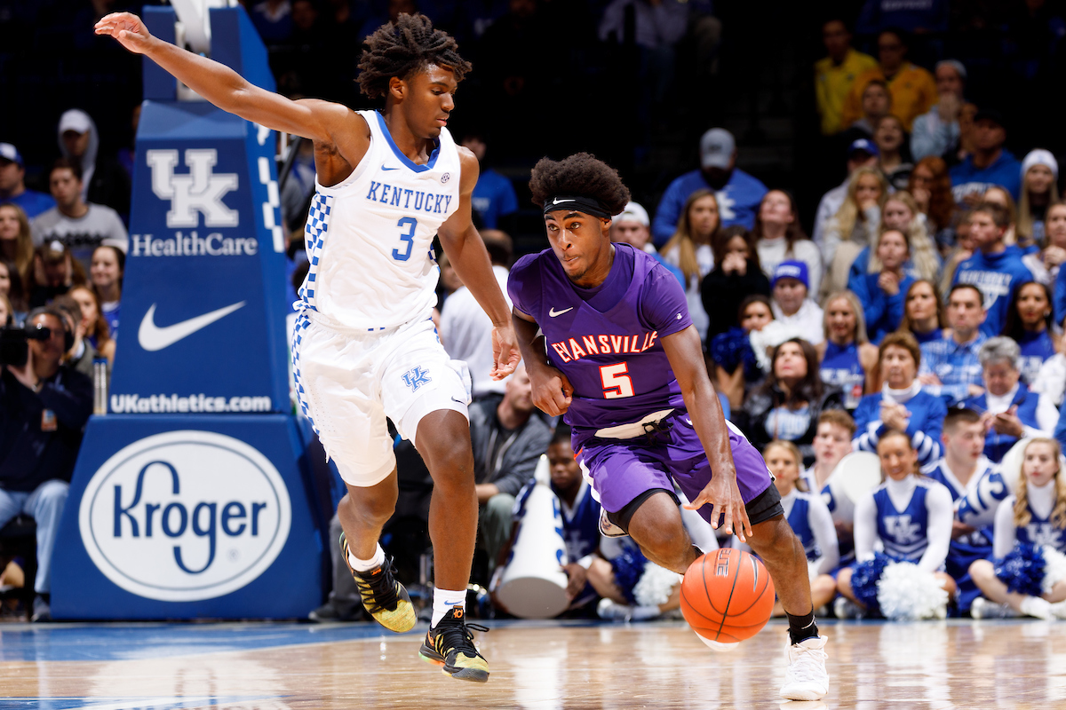 Tyrese Maxey.

UK falls to Evansville 67-64.


Photo by Elliott Hess | UK Athletics