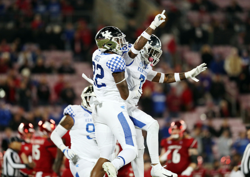 Mike Edwards

UK football beats Louisville 56-10 at Cardinal Stadium. 

Photo by Britney Howard  | UK Athletics