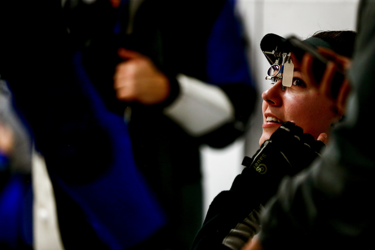 Jaden Thompson. 

Kentucky Rifle vs Ole Miss. 

Photo by Eddie Justice | UK Athletics