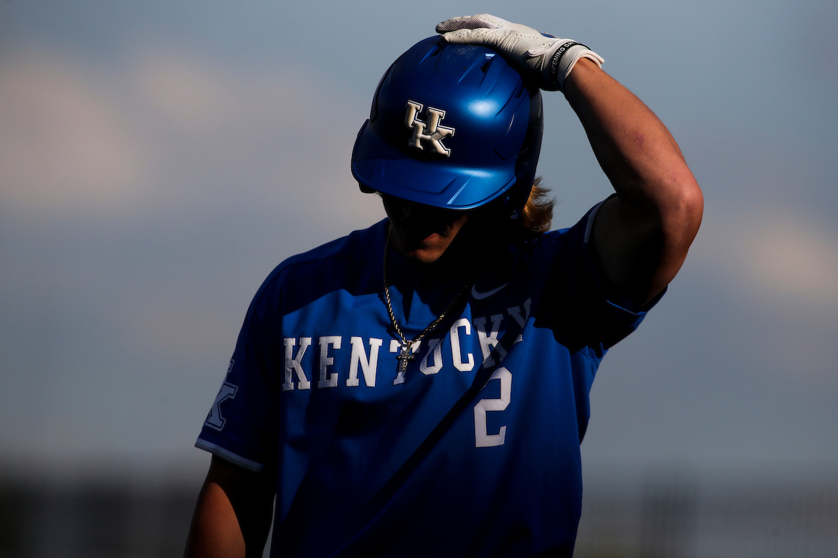 Austin Schultz.

Kentucky loses to UofL 12-5.

Photo by Chet White | UK Athletics