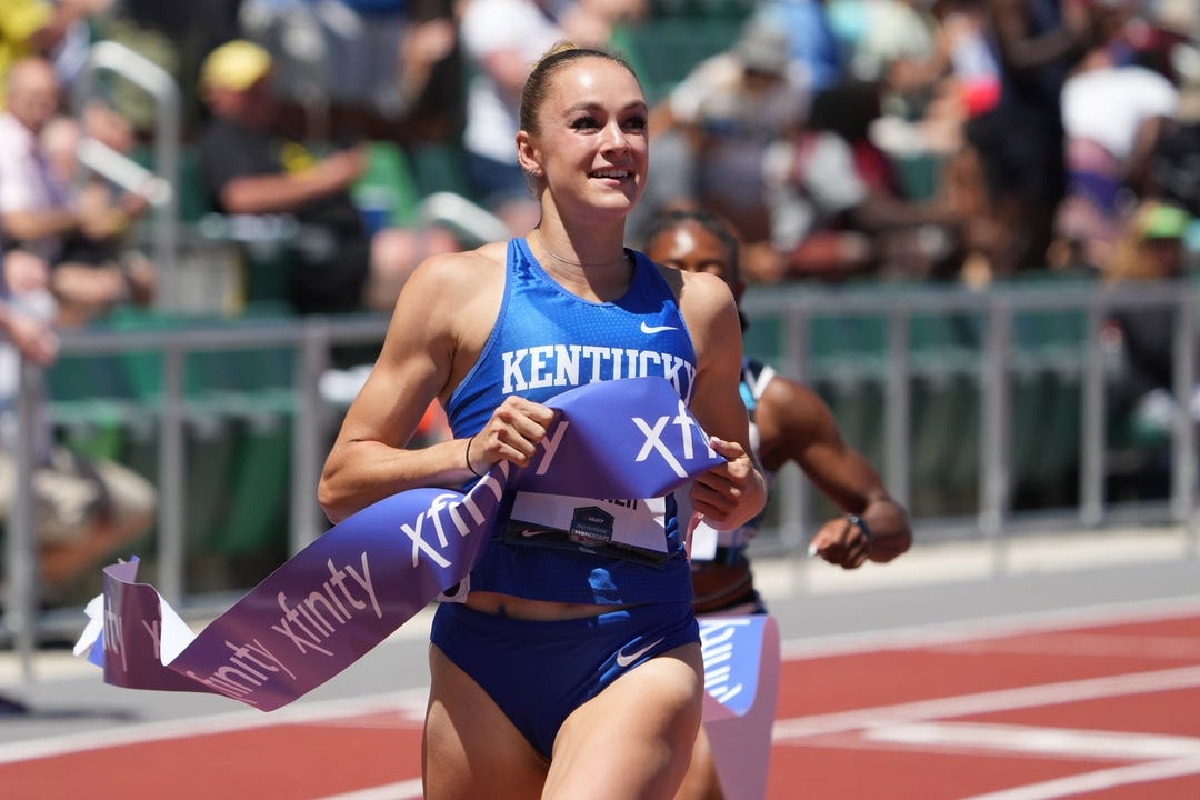 Abby Steiner Wins U.S. 200m, Daniel Roberts Wins 110H to Conclude USATF Championships