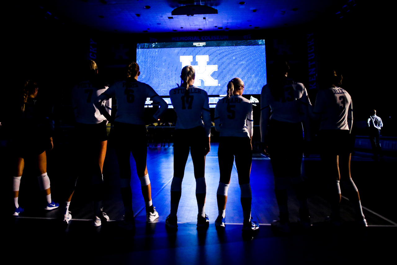 Team. 

UK defeats UofL 3-0. 

Photo by Eddie Justice | UK Athletics