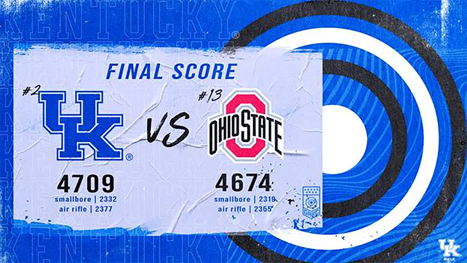 No. 2 Kentucky Rifle Takes Fourth-Straight Match, Wins at Ohio State