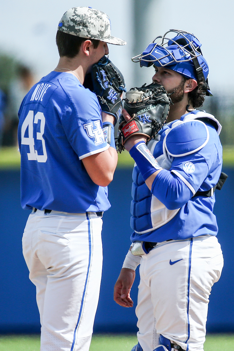 Jackson Nove. Alonzo Rubalcaba.

Kentucky loses to Ole Miss 1-10.

Photo by Sarah Caputi | UK Athletics