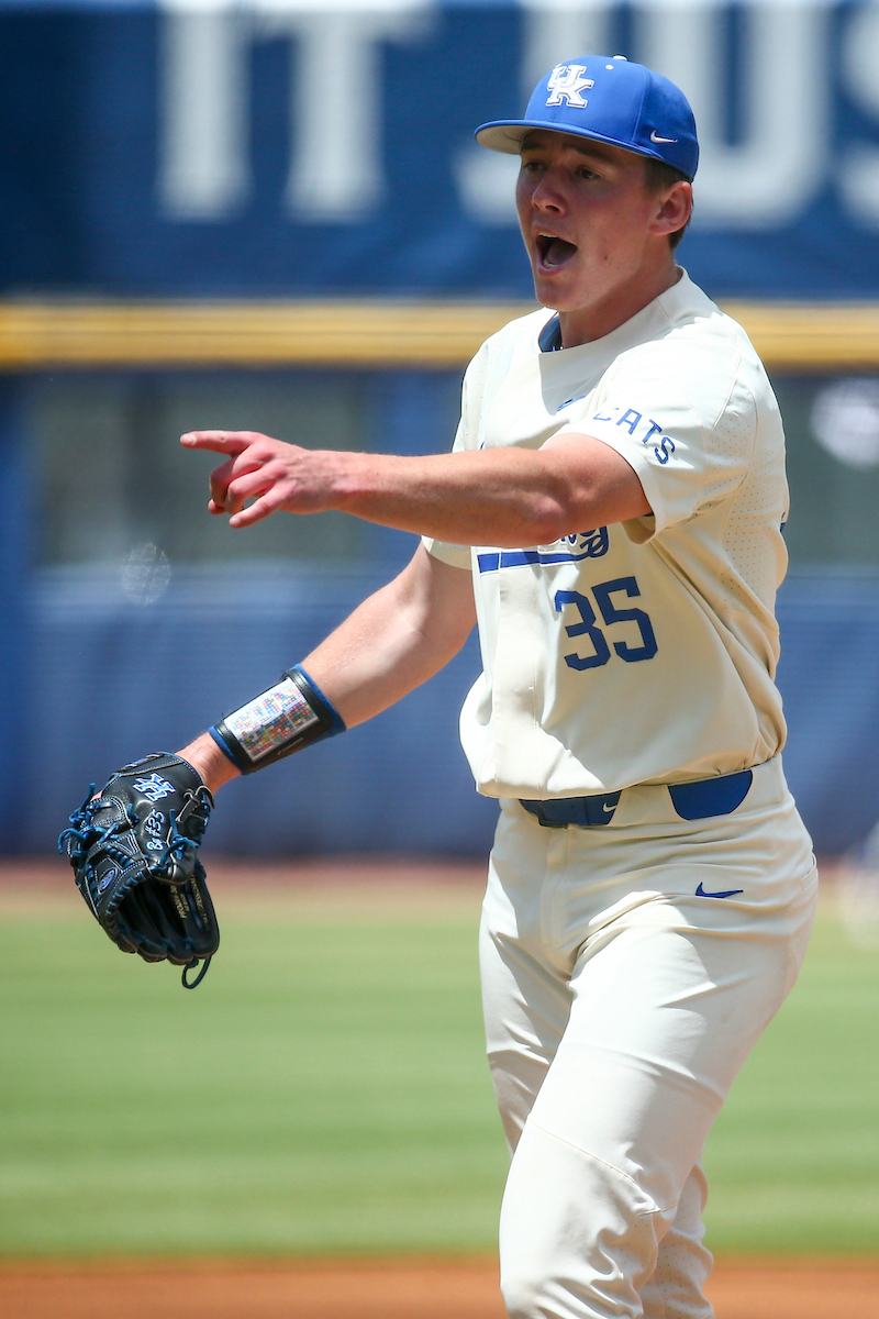 Tyler Bosma.

Kentucky defeats LSU 7-2.

Photo by Sarah Caputi | UK Athletics