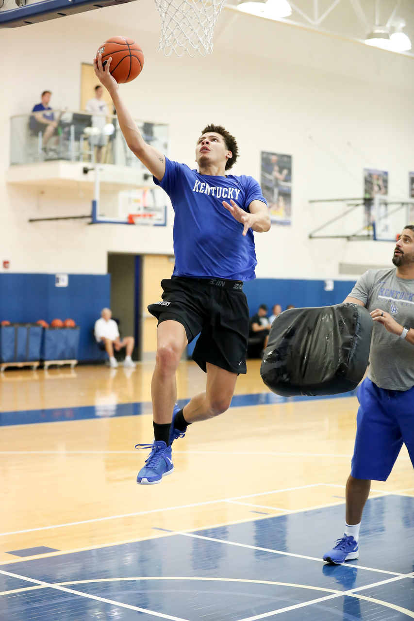 Kellan Grady.

Summer practice.

Photo by Chet White | UK Athletics