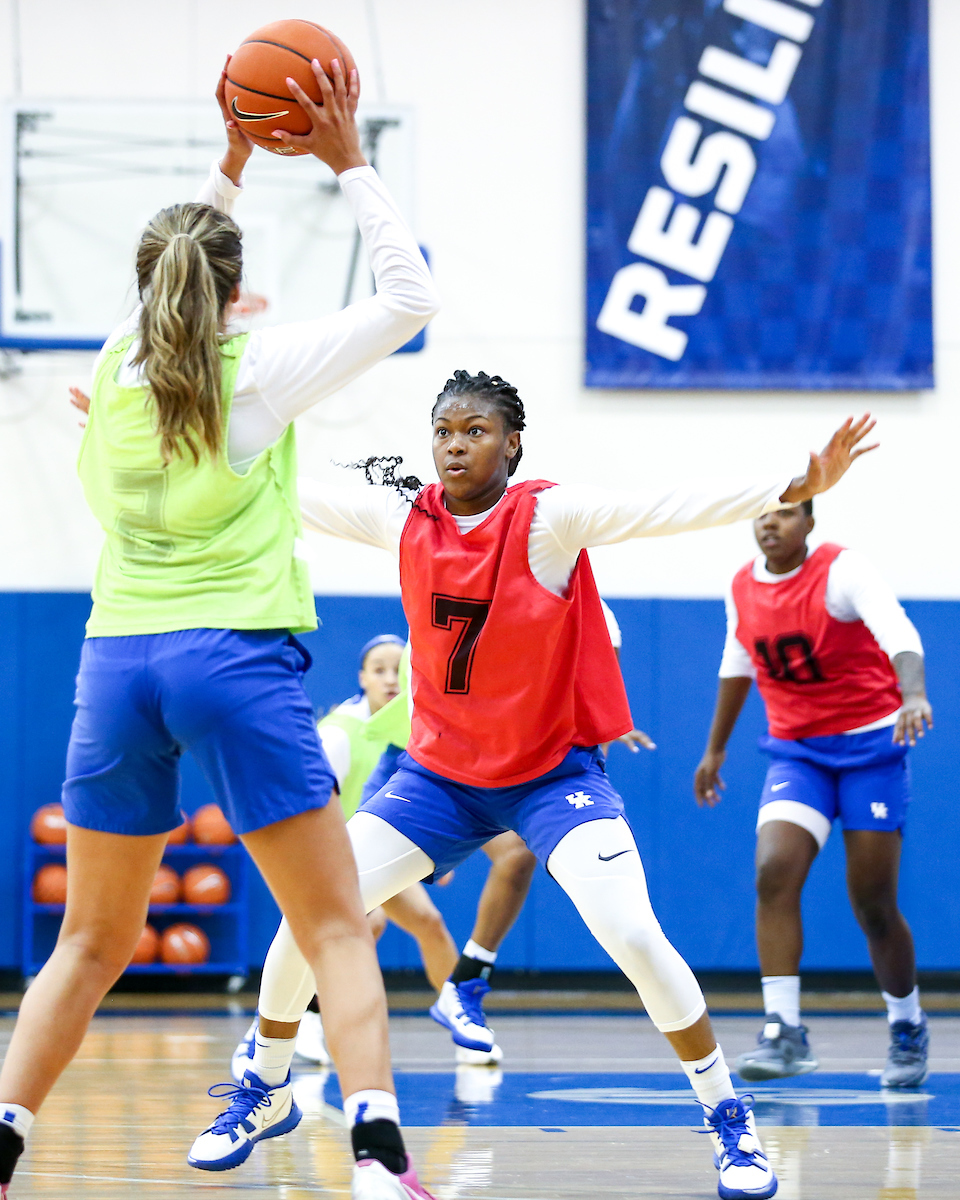 Robyn Benton. 

WBB Practice.

Photo by Eddie Justice | UK Athletics