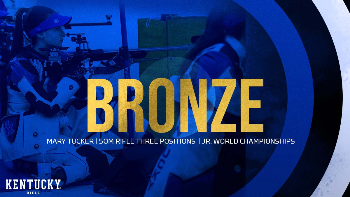 Mary Tucker Wins Bronze in 50m Rifle Three Positions at ISSF Jr. World Championships