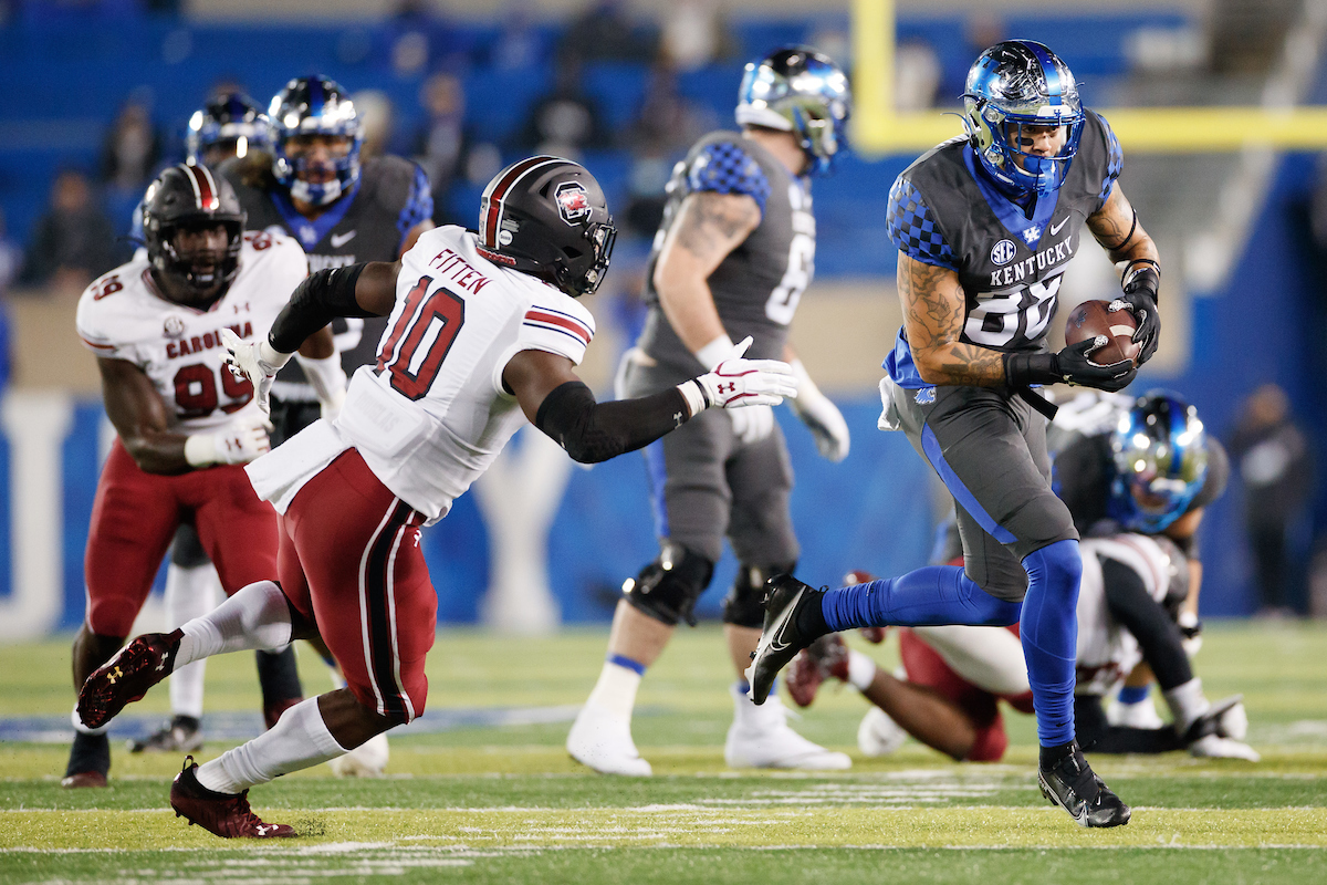 KEATON UPSHAW.

Kentucky beats South Carolina, 41-18.

Photo by Elliott Hess | UK Athletics