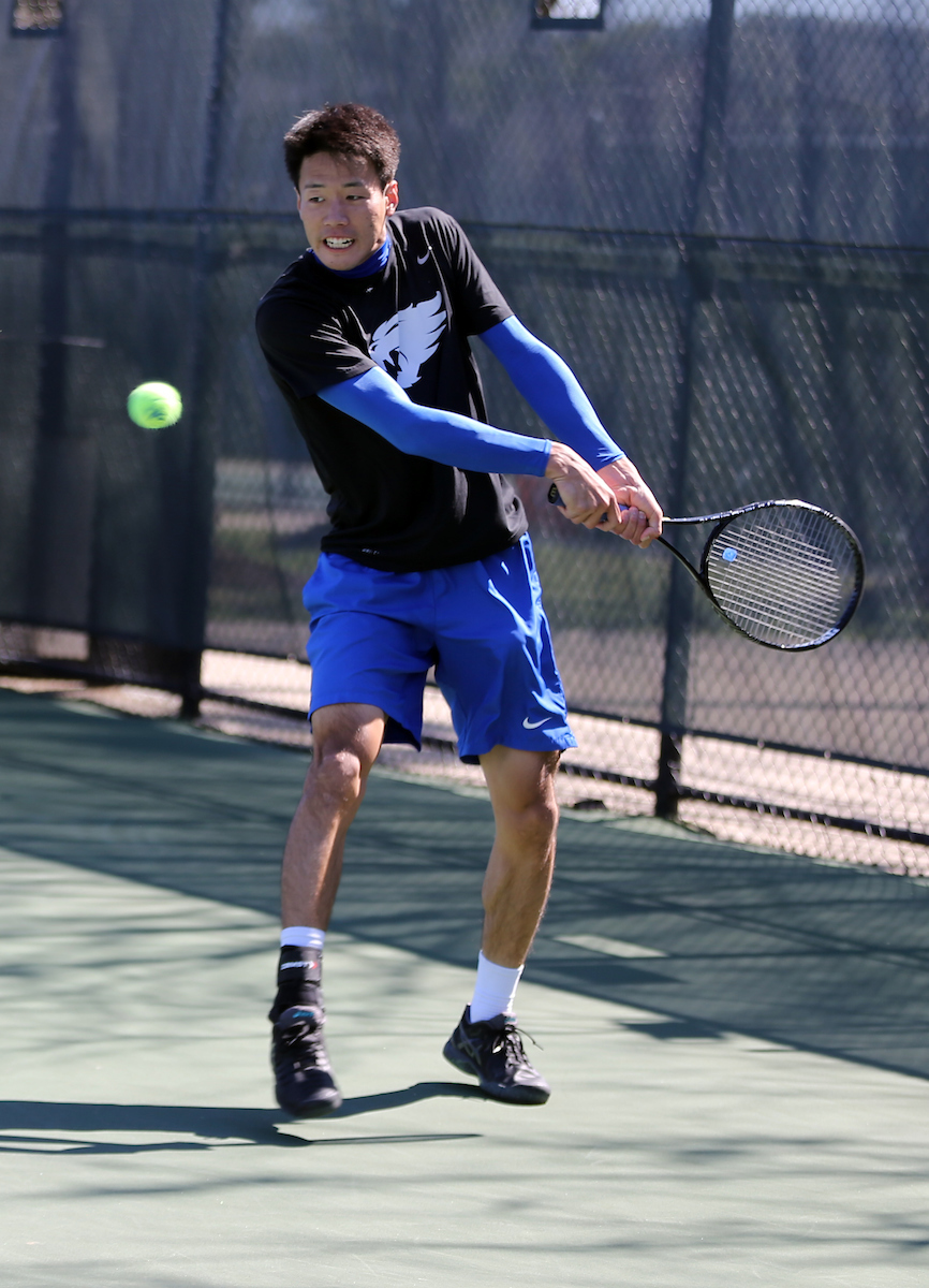 RYOTARO MATSUMURA
The University of Kentucky men's tennis team faces South Carolina on Sunday, March 18, 2018 at The Boone Tennis Center. 

Photo by Britney Howard | UK Athletics