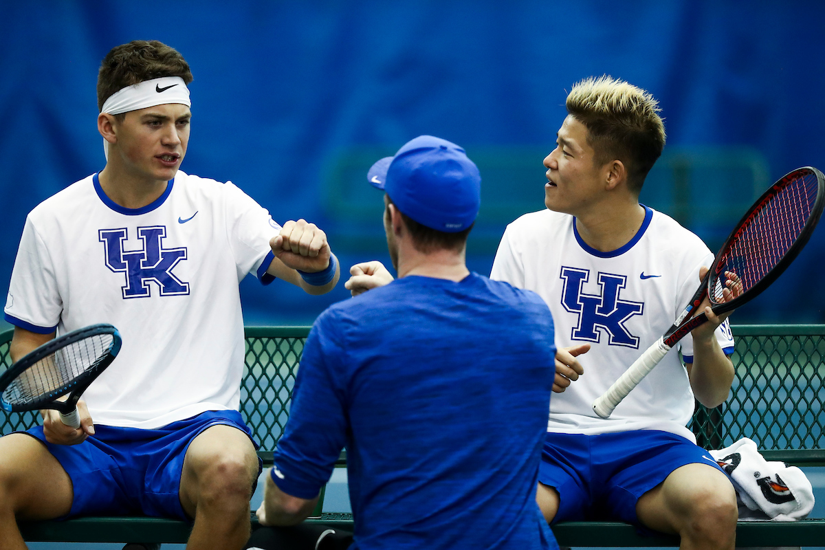 Liam Draxl. Kento Yamada.

Kentucky beat Memphis 4-1.

Photo by Chet White | UK Athletics