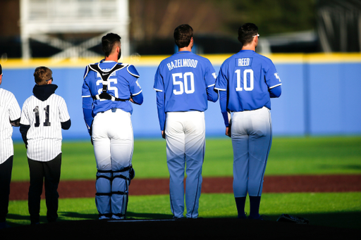 National Anthem.

Kentucky comes out on top of MSU 7-0 on Tuesday, March 26


Photo by Isaac Janssen | UK Athletics