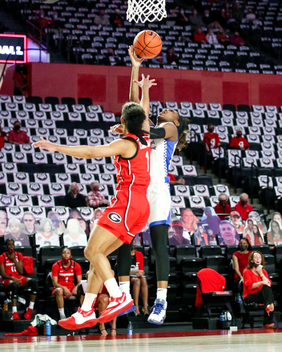 Robyn Benton. 

Kentucky beats Georgia 62-58.

Photo by Eddie Justice | UK Athletics