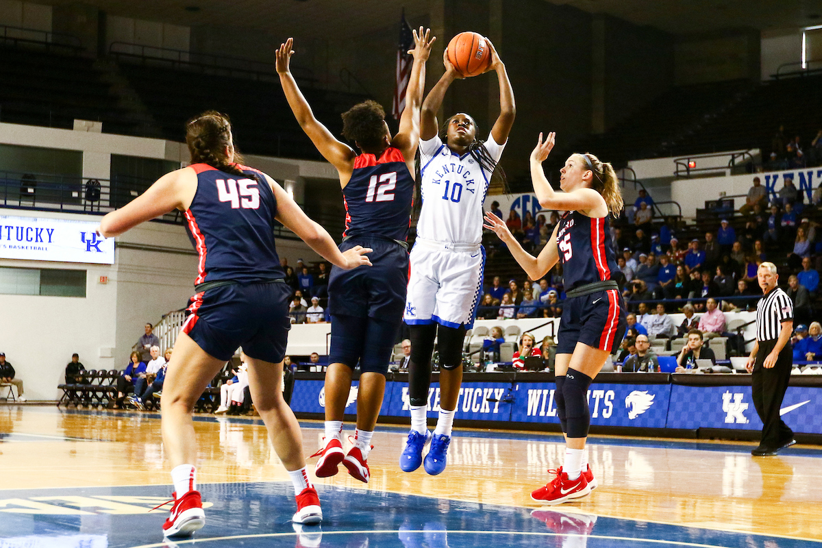 Rhyne Howard. 

Kentucky beats Samford 79-49.  

Photo by Eddie Justice | UK Athletics