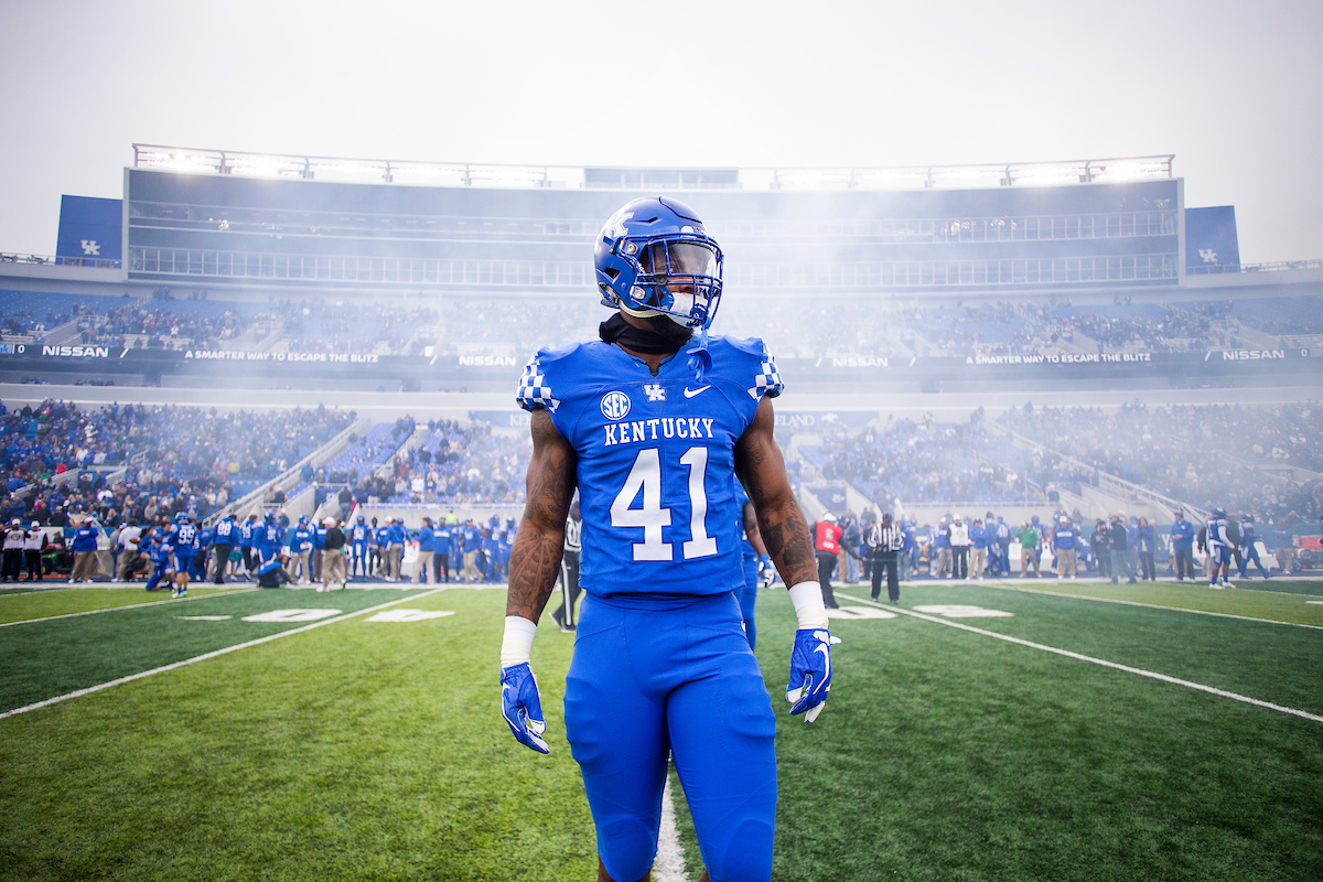 Josh Allen.

UK football beats MTSU 34-23 on Senior Day at Kroger Field.

Photo by Chet White | UK Athletics