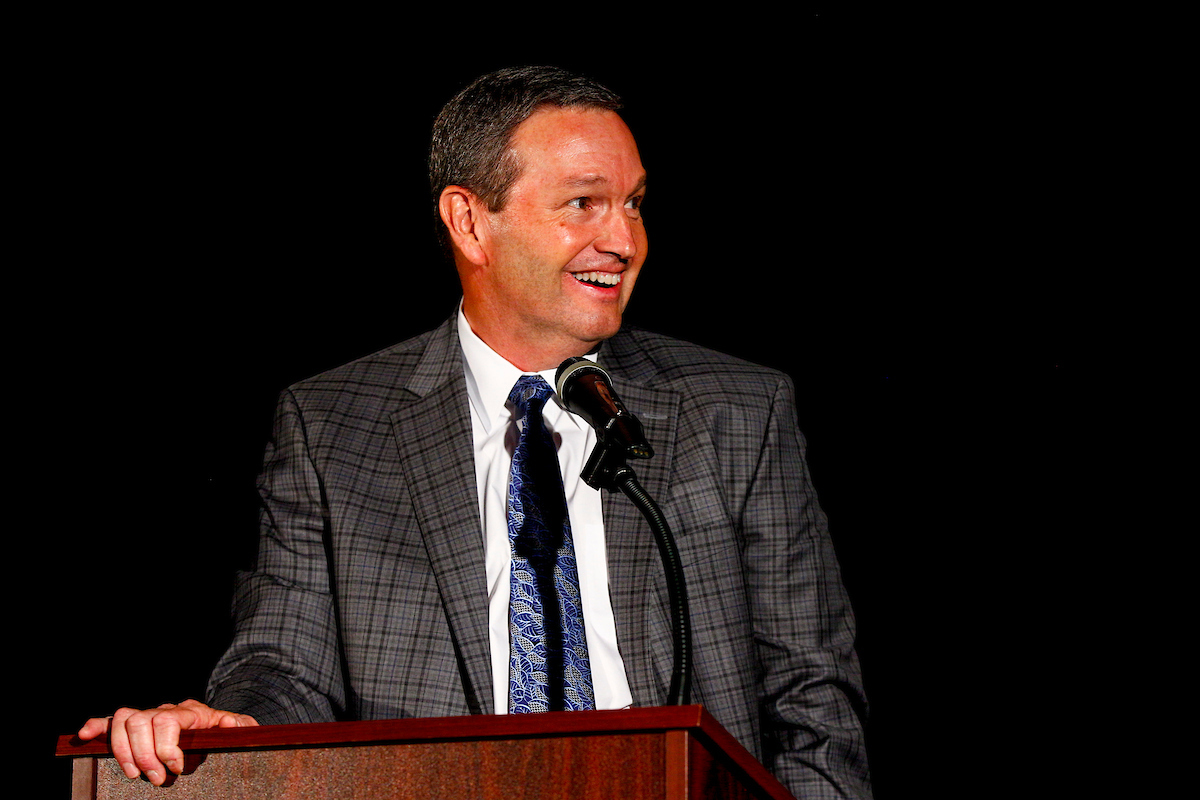 Mitch Barnhart. 

UK Athletics Hall of Fame. 

Photo by Eddie Justice | UK Athletics