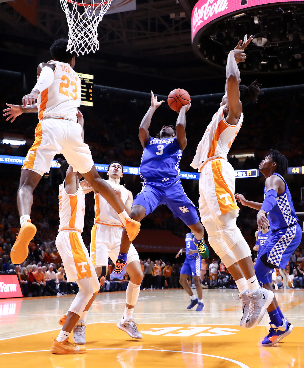 Tyrese Maxey.

Kentucky beat Tennessee, 77-64.

Photo by Elliott Hess | UK Athletics
