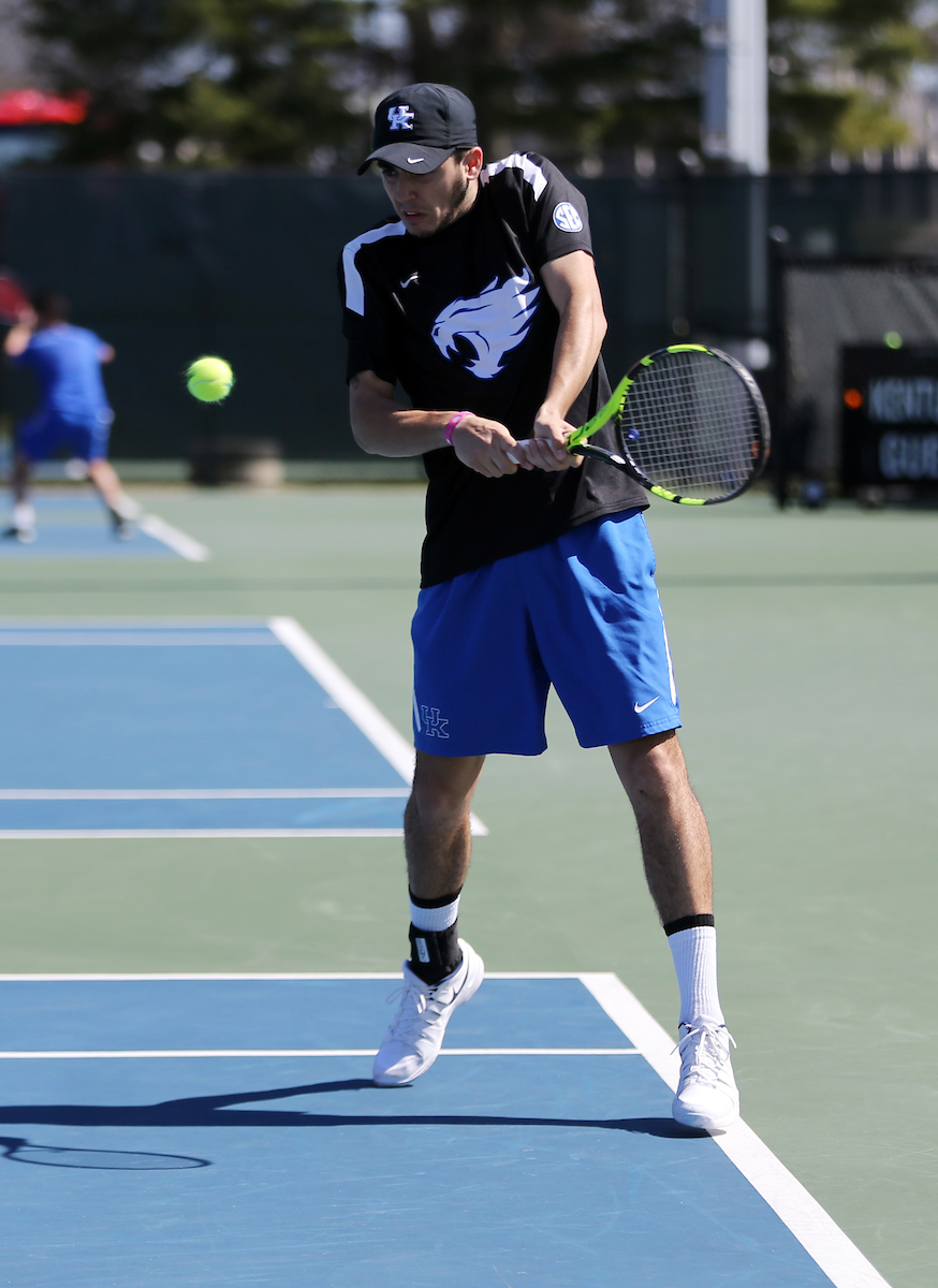 ENZO WALLART
The University of Kentucky men's tennis team faces South Carolina on Sunday, March 18, 2018 at The Boone Tennis Center. 

Photo by Britney Howard | UK Athletics
