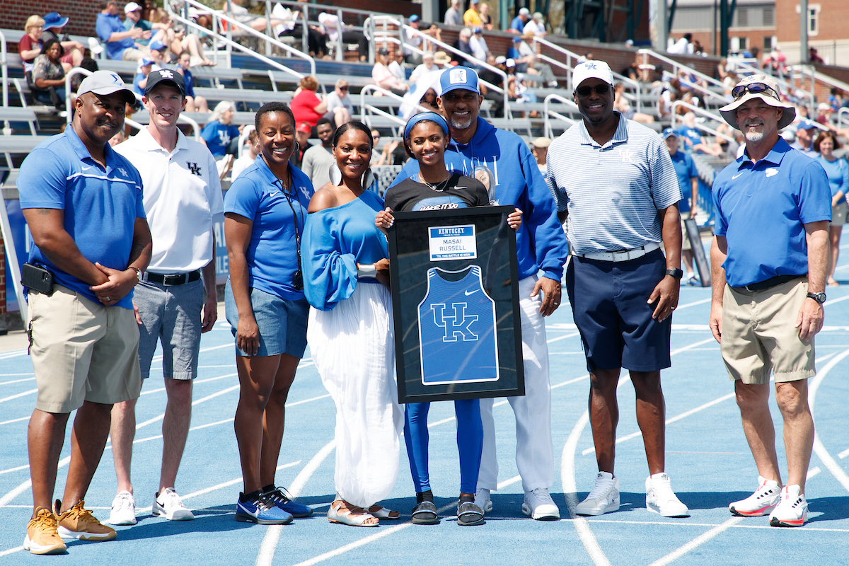 Masai Russell.

Day two of the Kentucky Invitational. Senior Day.

Elliott Hess | UK Athletics