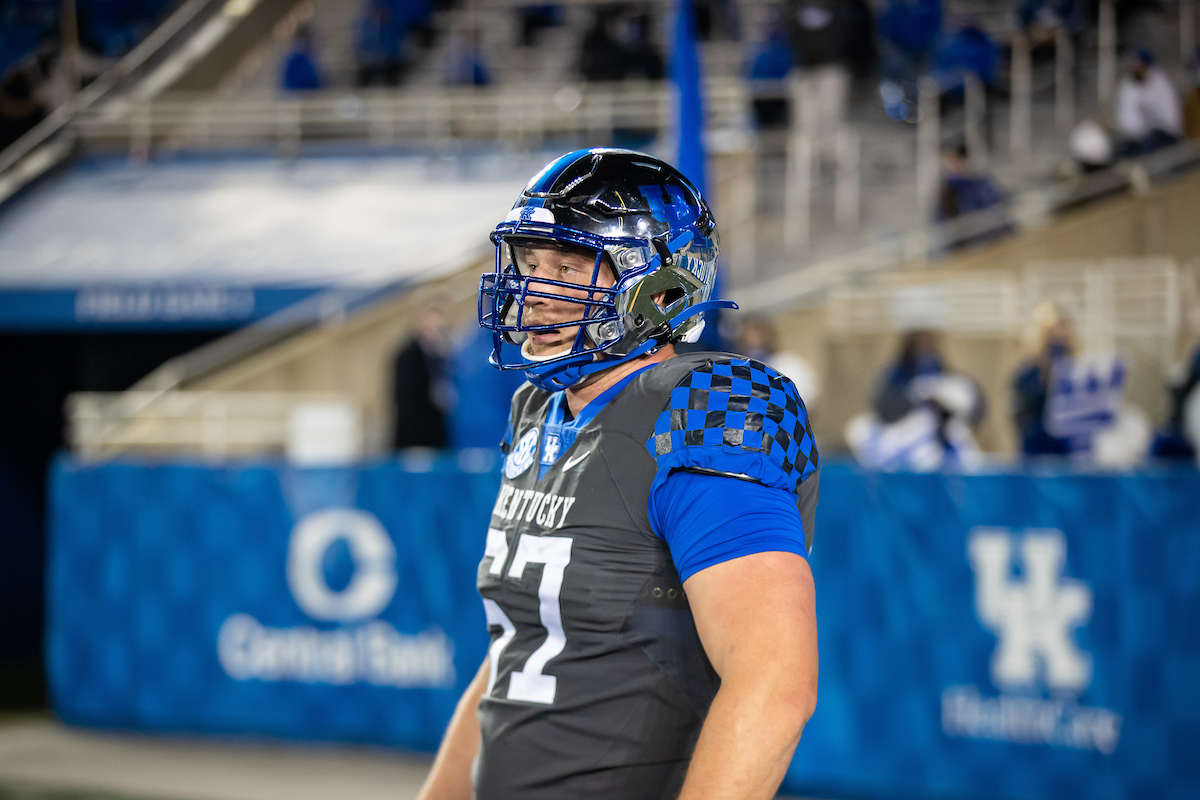 Landon Young

Kentucky beats South Carolina, 41-18.

Photo by Jacob Noger | UK Football