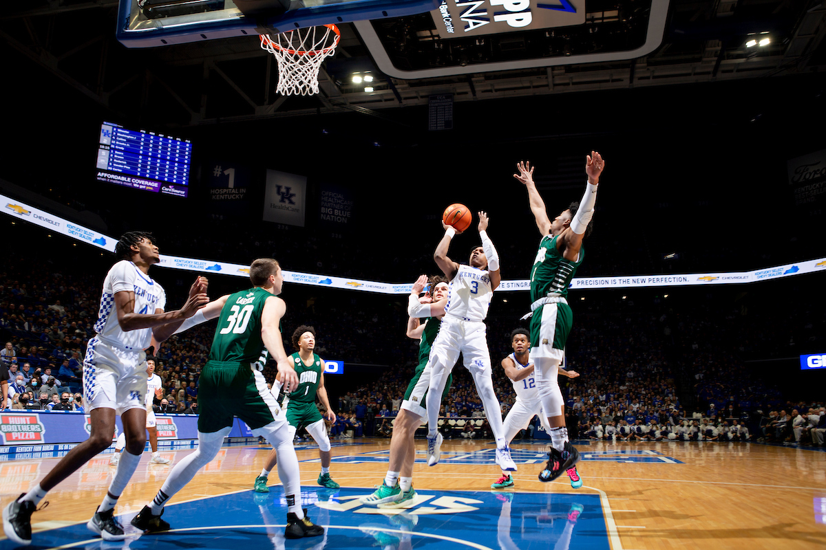 TyTy Washington Jr. 

Kentucky beat Ohio University 77-59.

Photo By Barry Westerman | UK Athletics