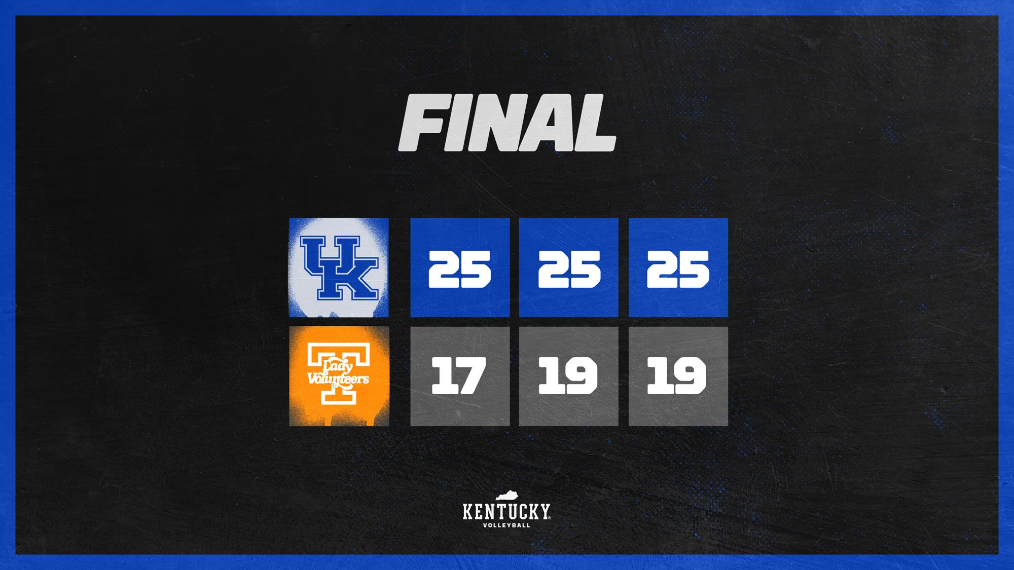 Erin Lamb’s 12 Kills Power No. 5 Kentucky to Sweep of Tennessee