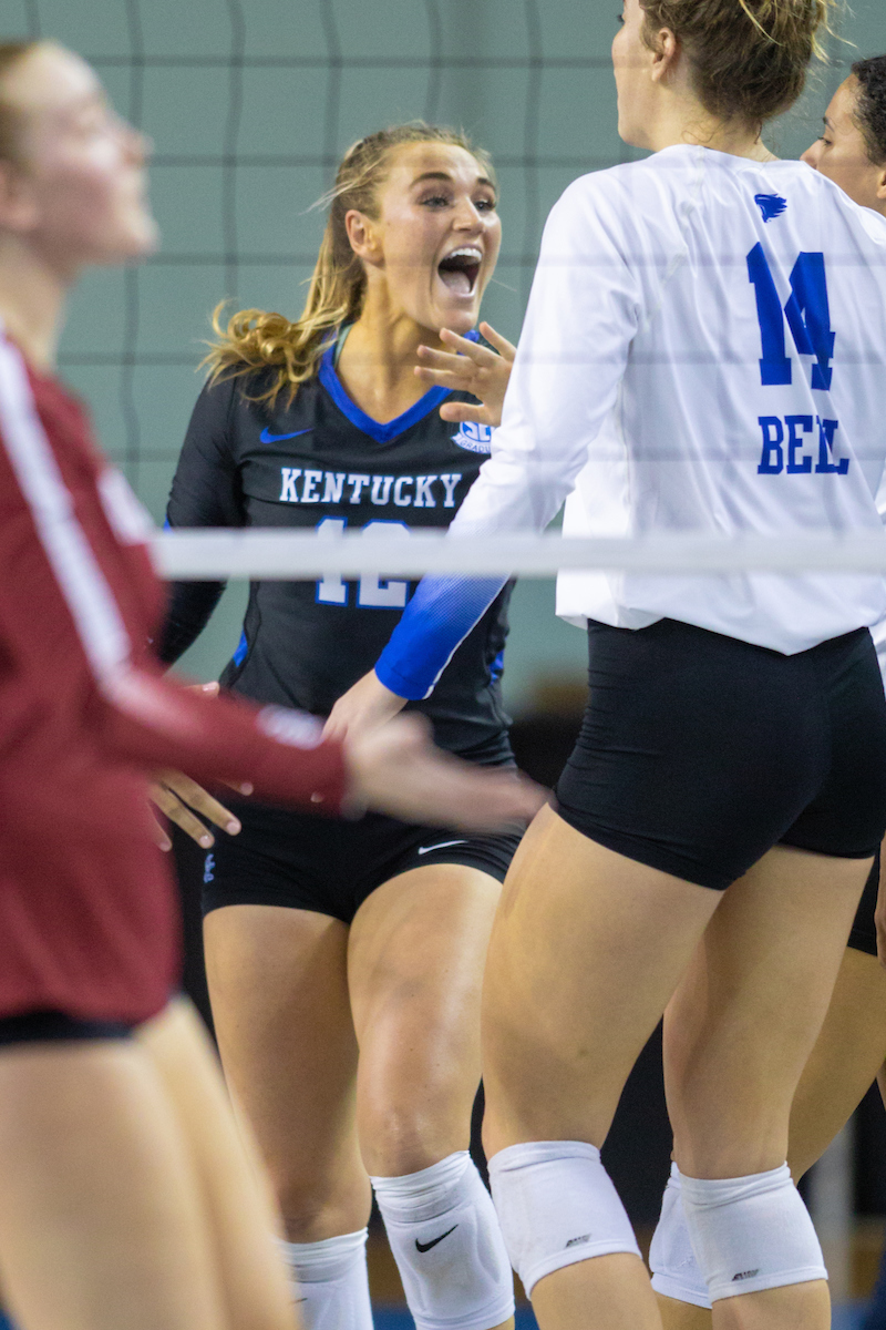 Gabby Curry.

Kentucky sweeps Alabama 3 - 0 and wins SEC Championship

Photo by Grant Lee | UK Athletics