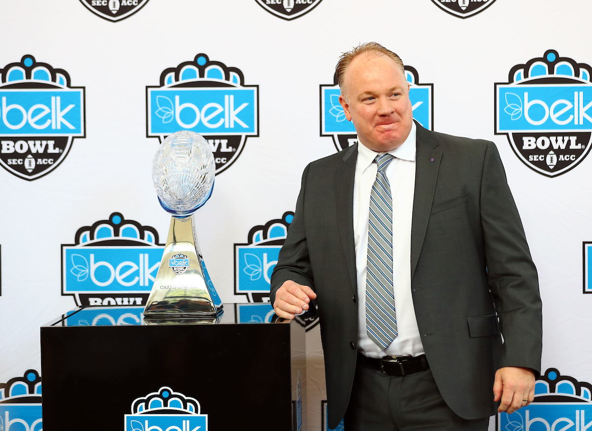 Mark Stoops
Belk Bowl Media Day

Photo by Britney Howard | Staff