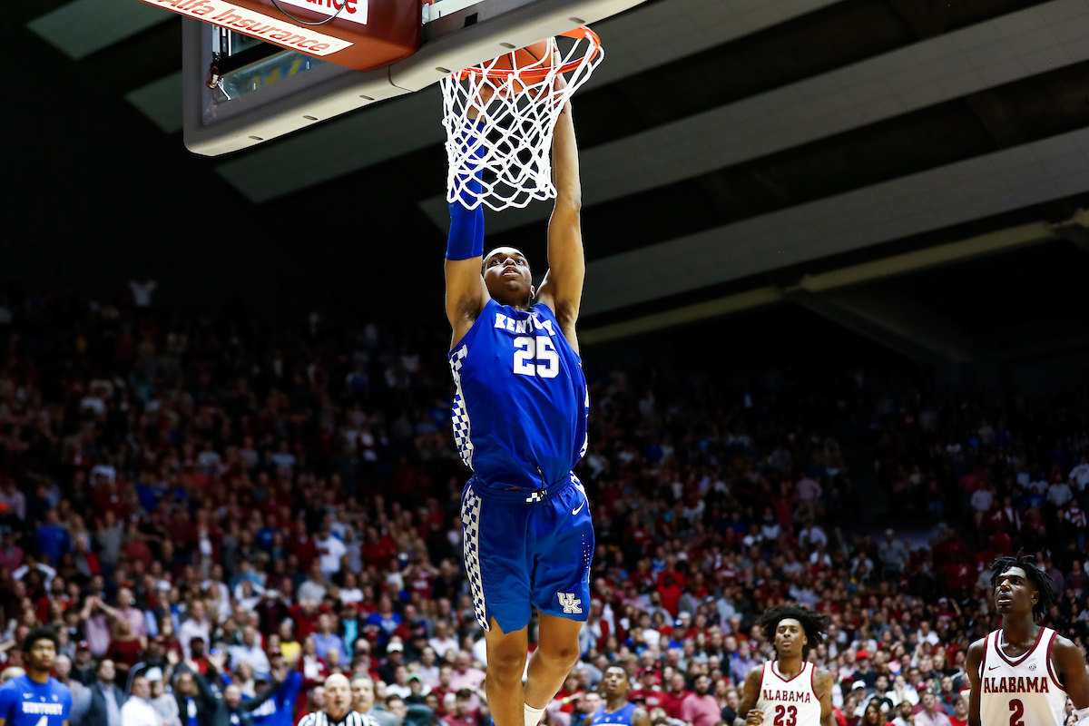 PJ Washington.

Kentucky falls to Alabama 77-75 on Saturday, January 5, 2019, at Coleman Coliseum in Tuscaloosa, AL.

Photo by Chet White | UK Athletics