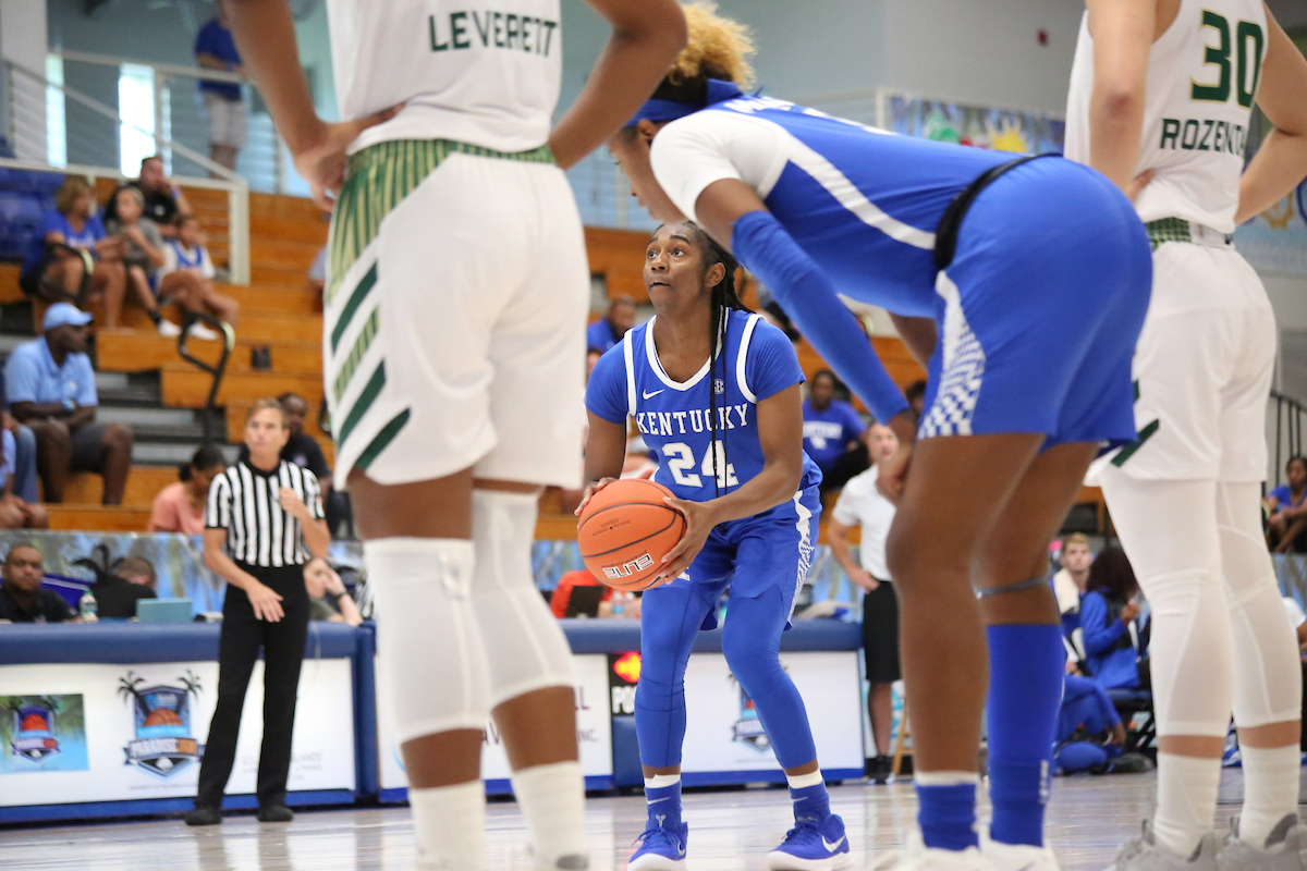 Game One - Kentucky vs. South Florida

The women's basketball team travels to Saint Thomas to compete in the 2018 Paradise Jam Tournament from November 22nd-24th at the University of the Virgin Islands.

Photos by Noah J. Richter | UK Athletics