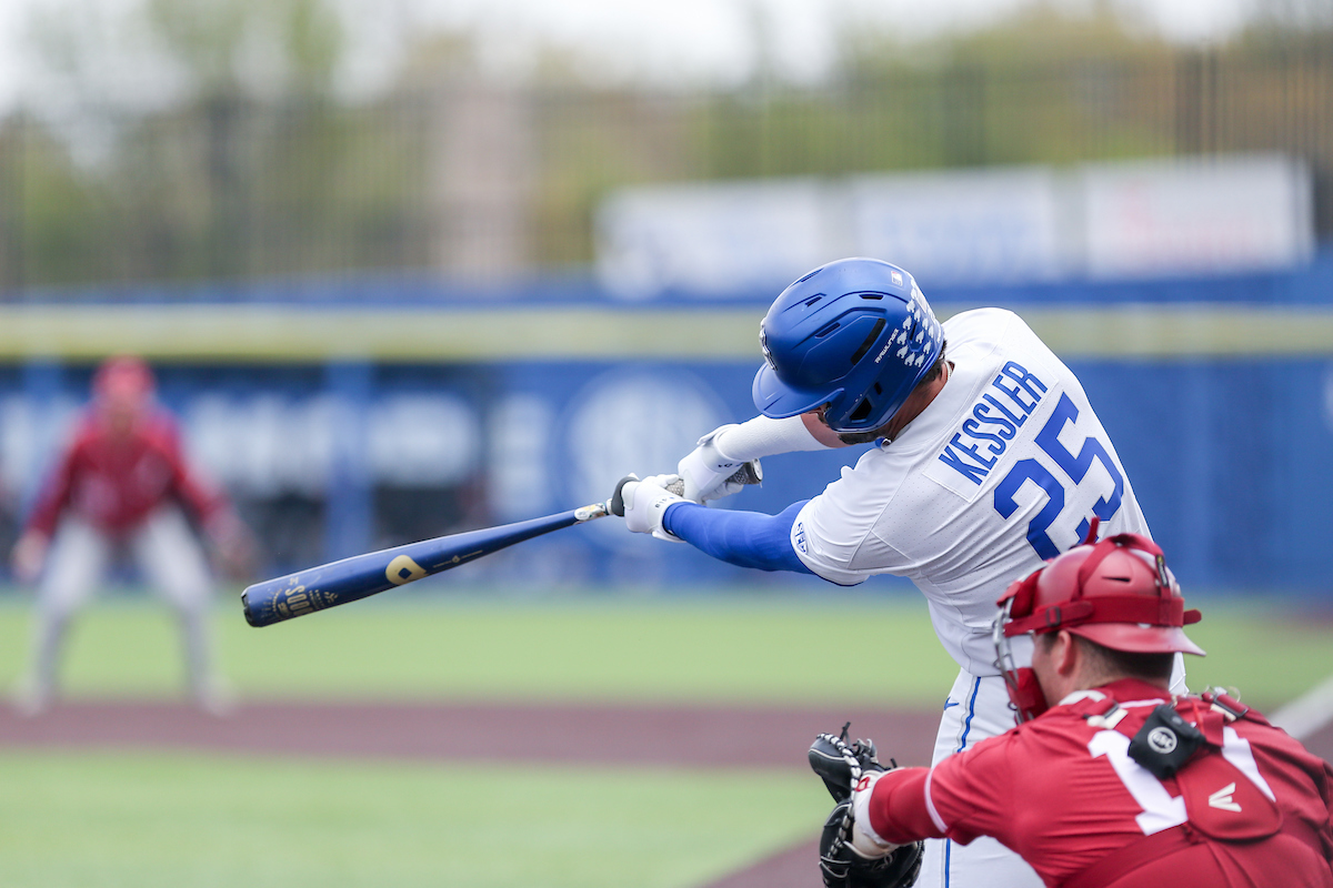 Coltyn Kessler.

Kentucky beats Alabama 11 - 0.

Photo by Sarah Caputi | UK Athletics
