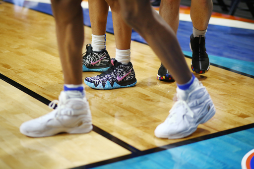 shoes. Quade Green.

Photos from the University of Kentucky men's basketball closed practice, media pressers, and an open practice at Taco Bell Arena in Boise, ID., on Wednesday, March 14, 2018.

Photo by Chet White | UK Athletics