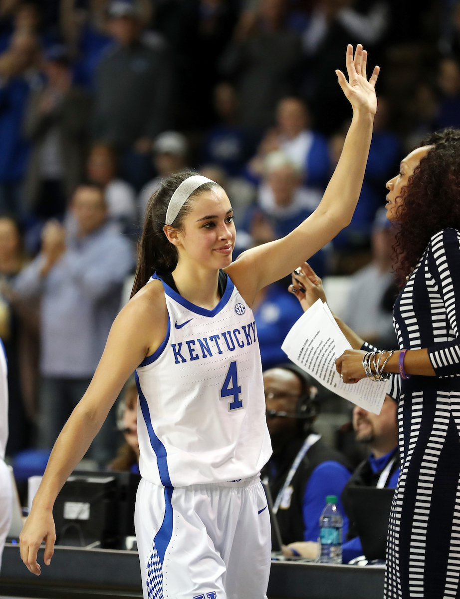 Maci Morris 

The UK Women's Basketball team beat LSU on Senior Day on Sunday, February 24, 2019.

Photo by Britney Howard | UK Athletics