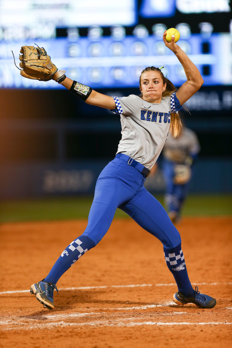 Tatum Spangler.

Kentucky beats Mississippi State 7-3.

Photo by Grace Bradley | UK Athletics