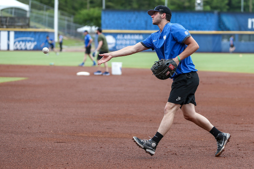 Jacob Plastiak.Kentucky Baseball Practice at the 2022 SEC Tournament.Photo by Sarah Caputi | UK Athletics