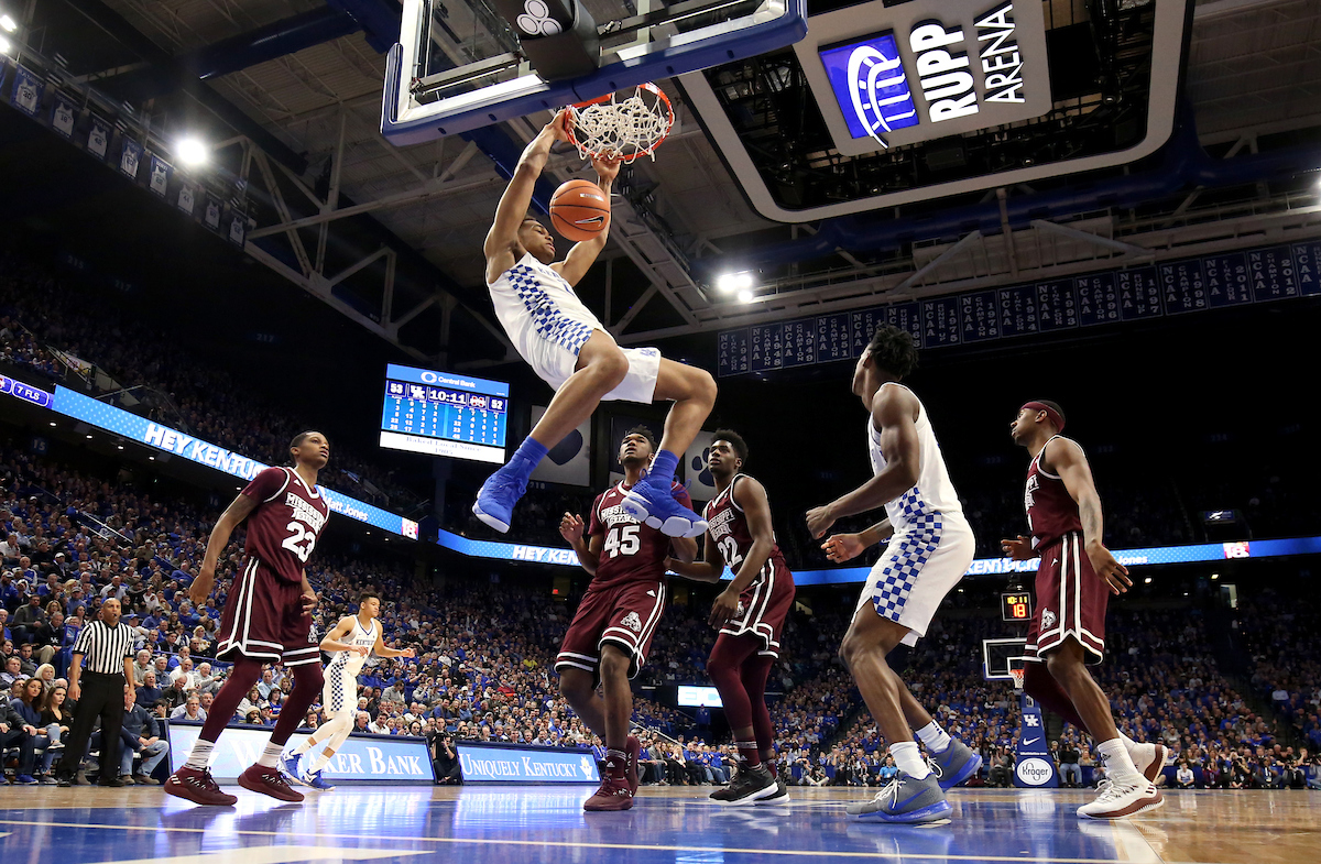 PJ Washington 

The University of Kentucky men's basketball team defeats Mississippi State 78-65 on Tuesday, January 23, 2017, in Lexington's Rupp Arena.


Photo By Barry Westerman | UK Athletics
