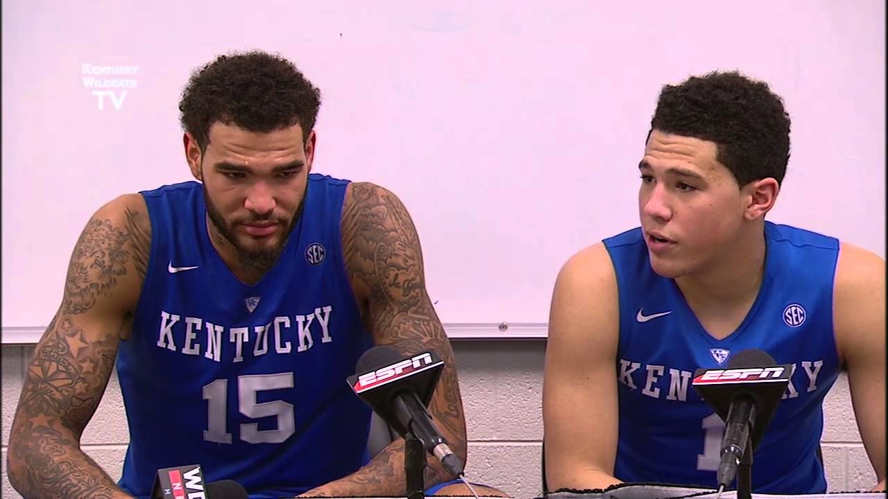 Kentucky Wildcats TV: Cauley-Stein and Booker - Tennessee Postgame