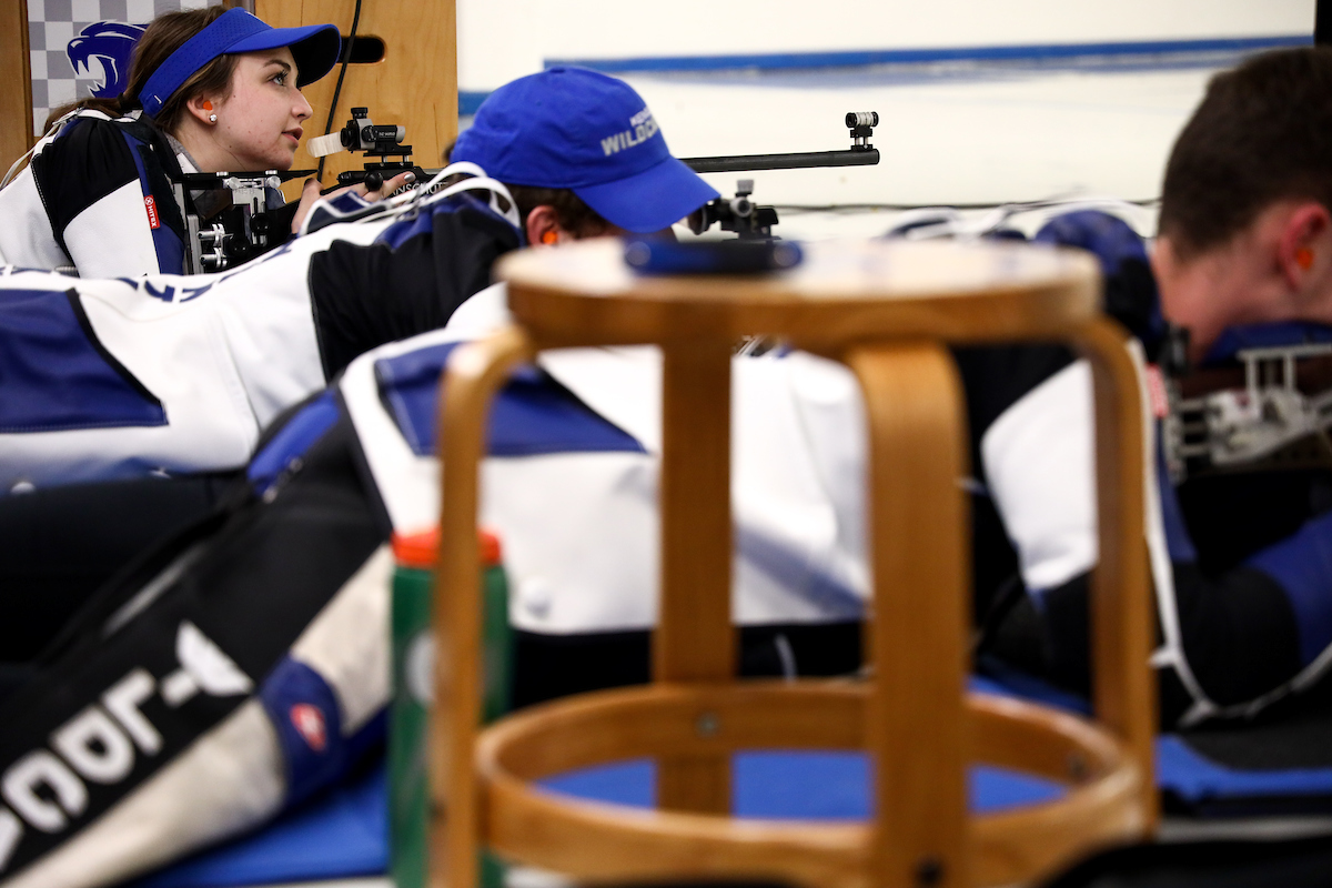 Emmie Sellers. 

Kentucky vs Morehead State rifle.

Photo by Eddie Justice | UK Athletics