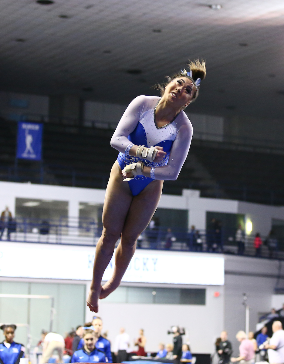 ALAINA KWAN.


Kentucky beats Alabama, 197.200 - 196.800.

Photo by Elliott Hess | UK Athletics