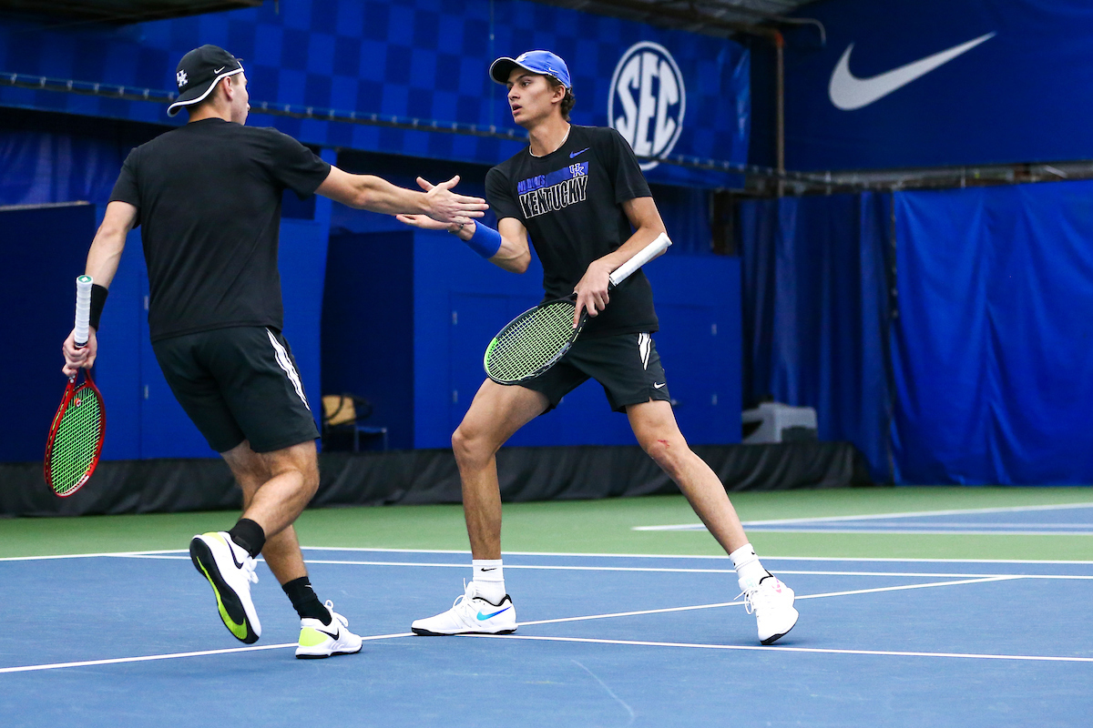 Joshua Lapadat, Alexandre Leblanc. 

Kentucky defeats South Carolina 4-2.

Photo by Grace Bradley | UK Athletics