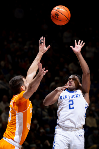 Sahvir Wheeler. 

Kentucky beat Tennessee 107-79. 

Photo By Barry Westerman | UK Athletics