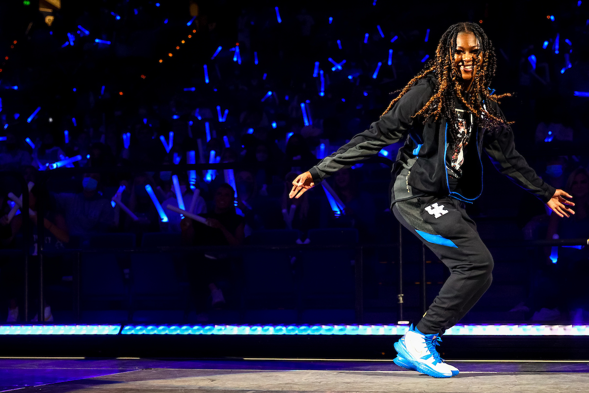 Robyn Benton. 

Big Blue Madness.

Photo by Eddie Justice | UK Athletics