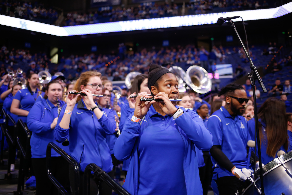Band.

The University of Kentucky men's basketball team beats South Carolina 76-48.

Photo by Hannah Phillips| UK Athletics