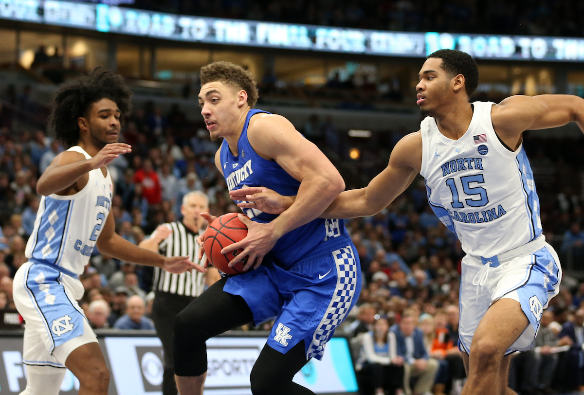 Reid Travis. 

UK beats to UNC 80-72. 


Photo By Barry Westerman | UK Athletics