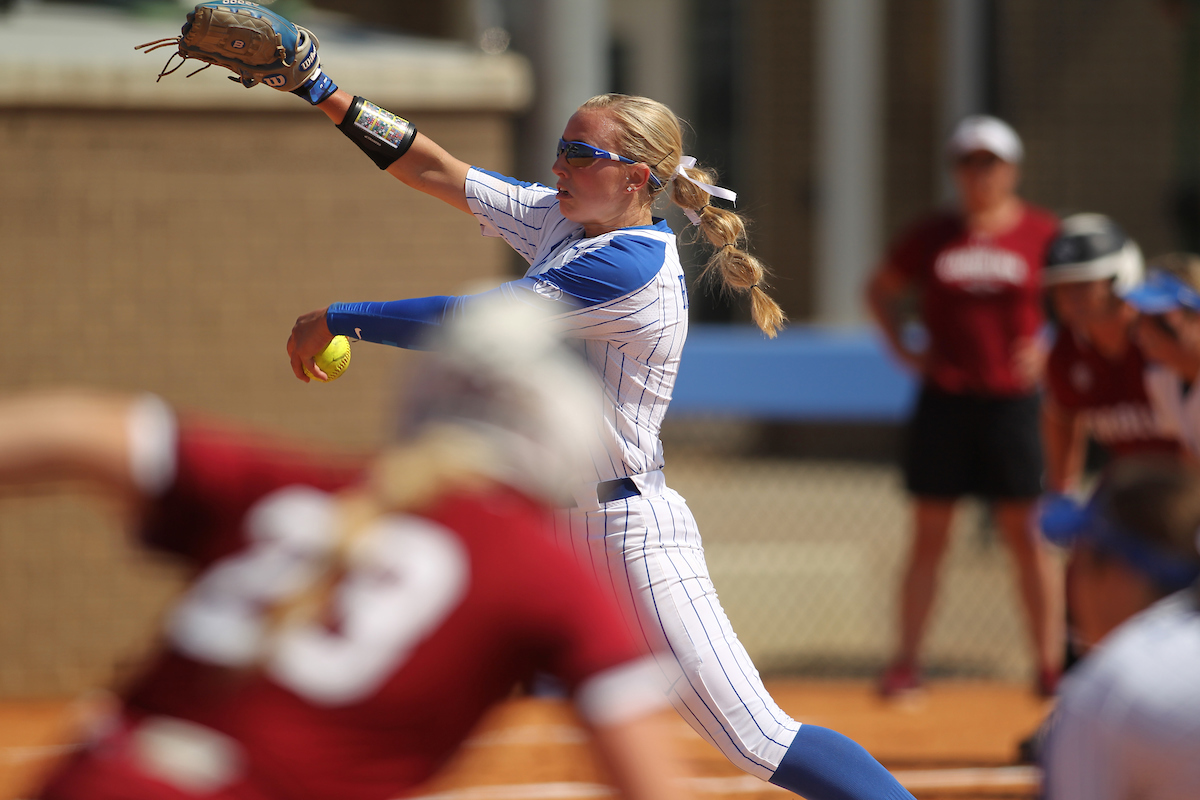 Erin Rethlake.

The University of Kentucky softball team during Game 1 against South Carolina for Senior Day on Sunday, May 6th, 2018 at John Cropp Stadium in Lexington, Ky.

Photo by Quinn Foster I UK Athletics