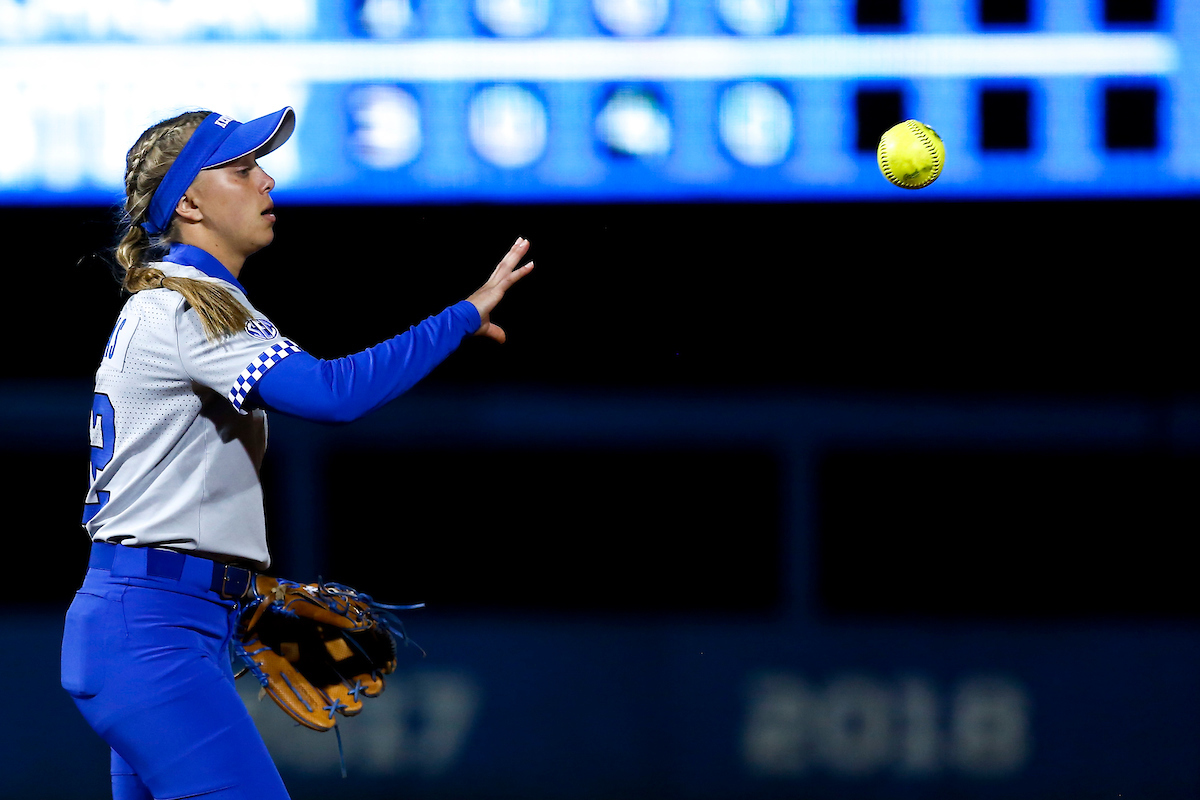 Margaret Tobias.

Kentucky beats Michigan 9-2.

Photo by Grace Bradley | UK Athletics