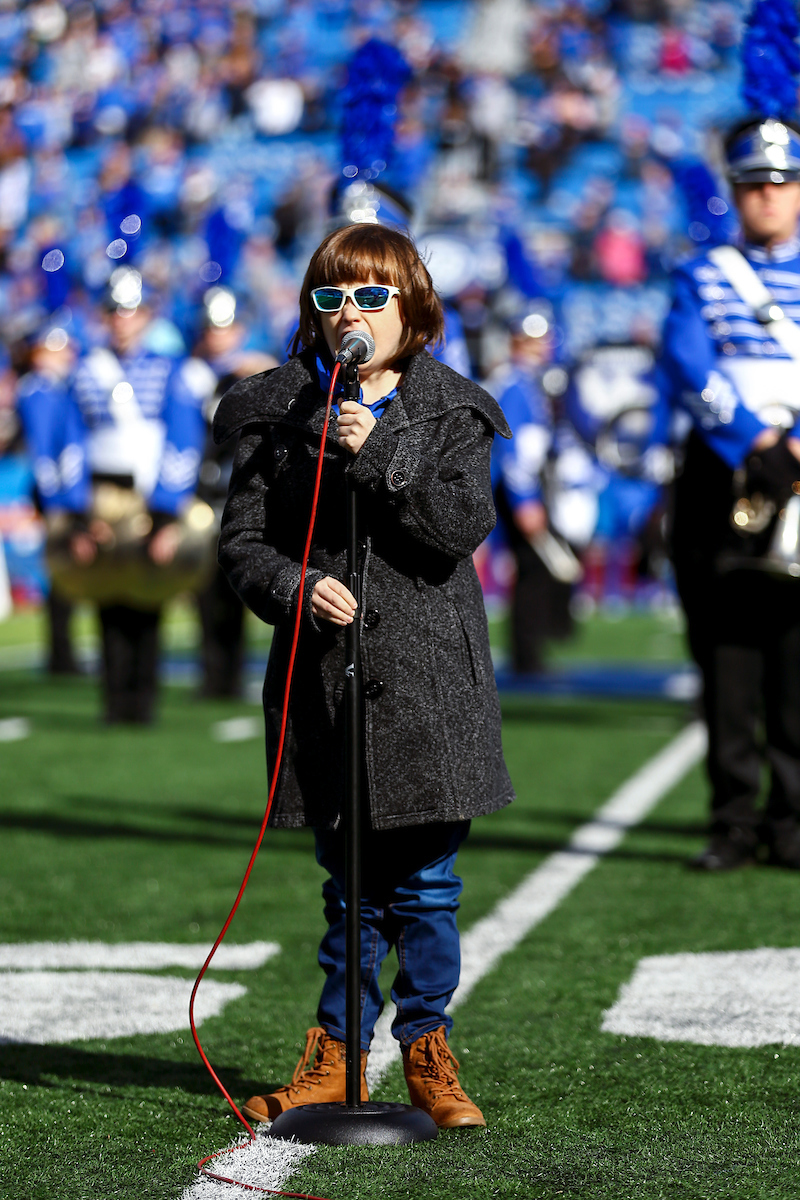 Marlana VanHoose.

Kentucky beat New Mexico State 56-16.

Photo by Sarah Caputi | UK Athletics